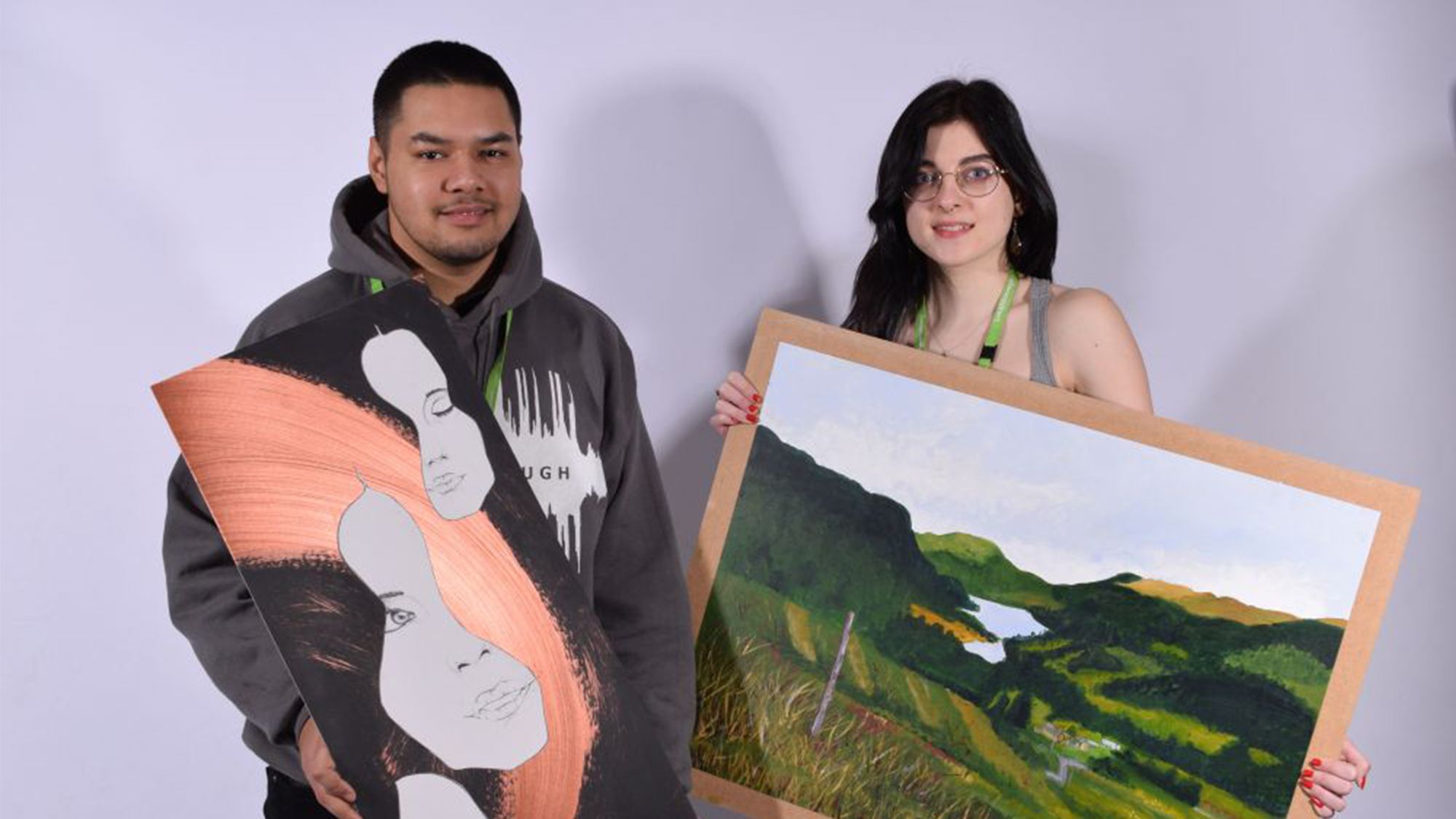 Art students take homework to the next level